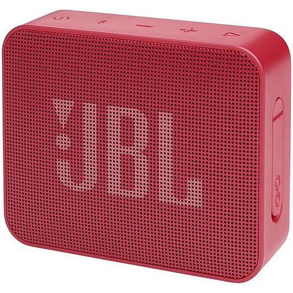 Caixa de Som Bluetooth JBL Go Essential - Vermelha com Bateria de 730 mAh