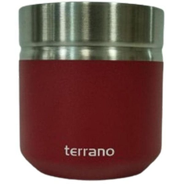 Cuia Terrano Folkie 180ML - Cor Vermelha, Ideal para o seu Chimarrão