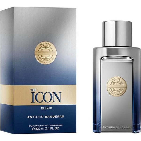 Perfume Masculino Antonio Banderas The Icon Elixir Edp 100Ml - Elegância E Charme
