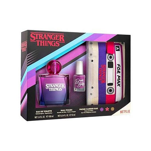 Eau de Toilette Stranger Things 100ml - Kit Temático Netflix