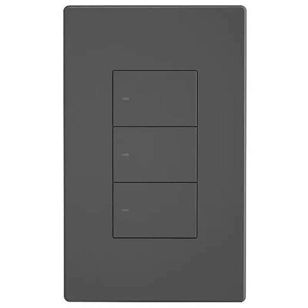 Interruptor Inteligente Sonoff M5-3C-120 com 3 Botões - Cinza Escuro