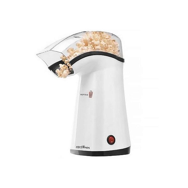 Máquina de Pipoca Elétrica Britânia Pop Time 1.200W 220V - Branca