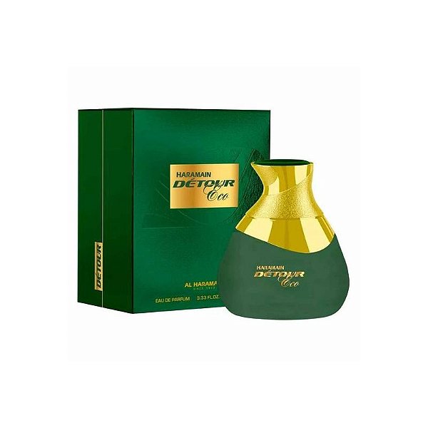Perfume Unissex Al Haramain Detour Noir Eco 100ML - Eau de Parfum Premium