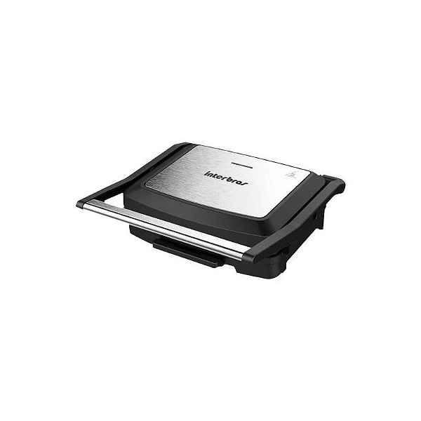 Churrasqueira Elétrica Interbras H20BR 1000W 110V - Preta e Compacta