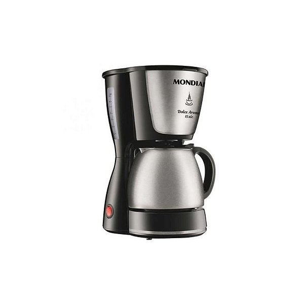 Cafeteira Elétrica Mondial Dolce Arom Inox C-34 110V - Sabor e Praticidade para o Seu Café