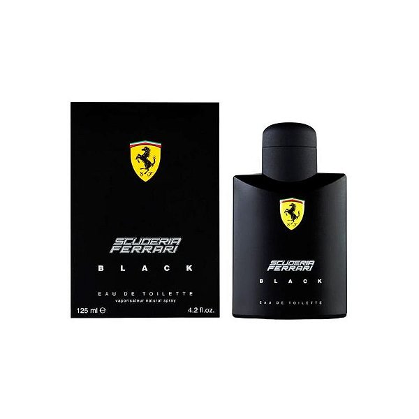 Perfume Ferrari Black EDT 125ML - Elegância e Estilo em Cada Fragrância