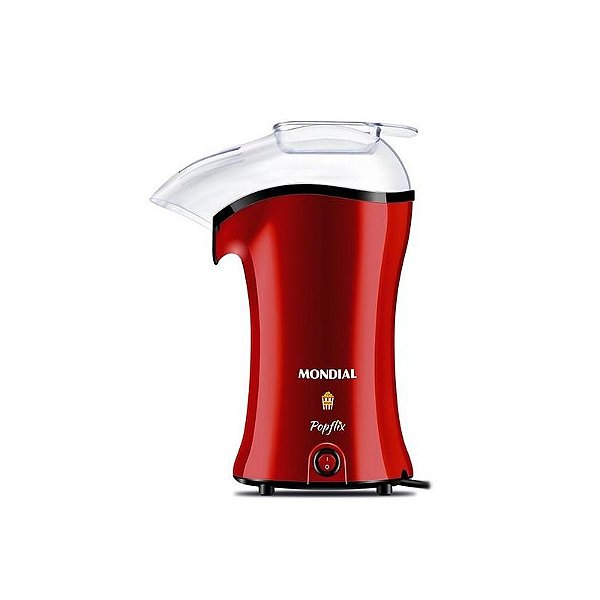 Máquina de Pipoqueira Elétrica Mondial Popflix PP-03 1200W - Vermelha