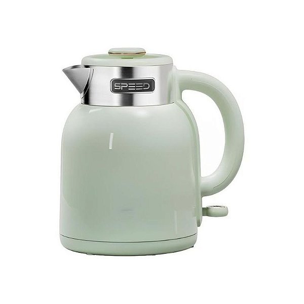 Jarra Elétrica Inox Verde Claro 1.5L 220V - Rapidez e Eficácia na Cozinha