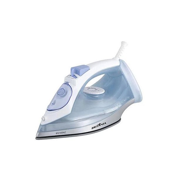 Ferro de Passar Britânia BFE1000AZ 1200W 230V 430ML Azul Céu - Duas Níveis de Vapor