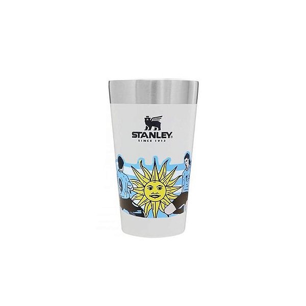 Copo Térmico Stanley Pint Aventura 473ML - Branco Uruguai