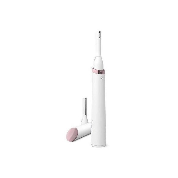 Aparador de Cabelo Philips HP6389/00 Bateria AAA - Branco e Rosa