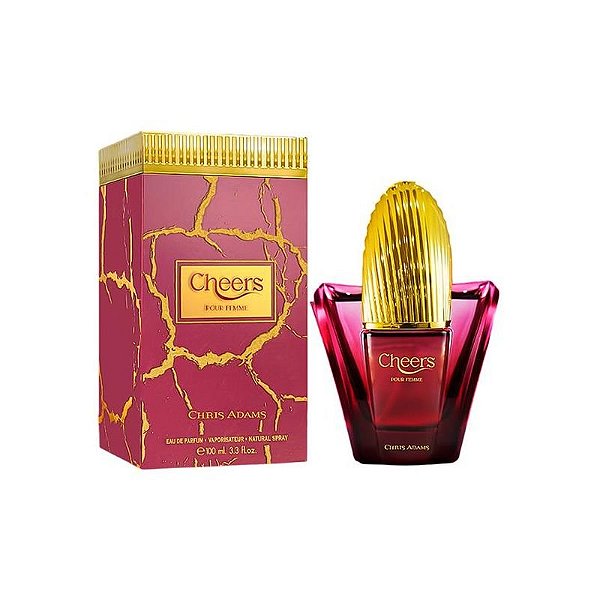 Perfume Feminino Chris Adams Cheers Pour Femme 100ML Eau de Parfum