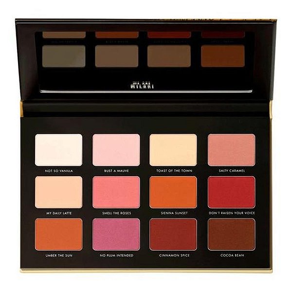 Paleta de Sombras Matte Milani 190 Amor Perfeito