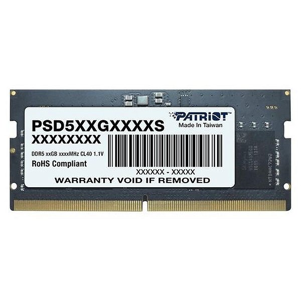 Memória RAM Patriot Signature 8GB DDR5 4800MHz para Notebook - PSD58G480041S