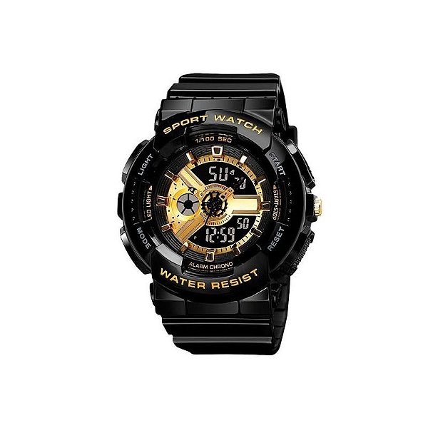 Relógio Hummer Analógico-Digital com Pulseira de Borracha WH2-224239