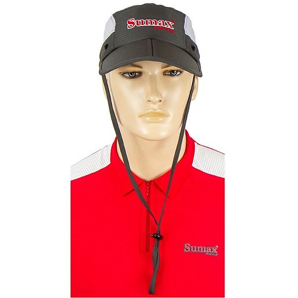 Boné Sumax com proteção UV SB-2301G Cinza