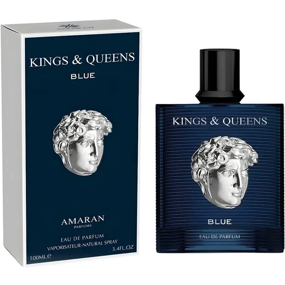 Perfume Amaran Kings & Queens Blue EDP 100mL - Masculino - Fragrância Exclusiva