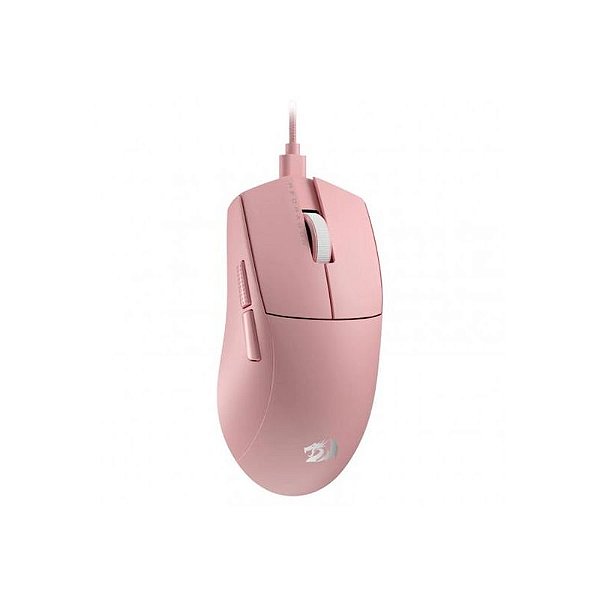 Mouse Redragon M996P 8K King - Rosa Gamer de Alta Performance