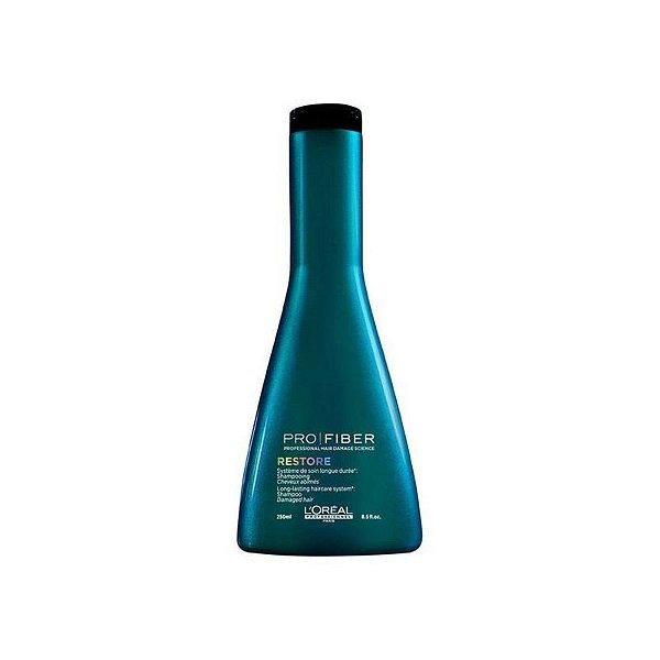 Cosmético Loreal Pro-Fiber Restore Shampoo 250Ml - Restaurador Capilar