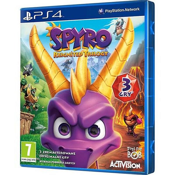Trilogia Spyro Reignited para PS4 - Jogo Aventura Clássica Remasterizada
