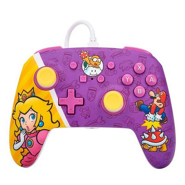Controle Powera Princess Peach com Fio para Nintendo Switch - PWA-A-03941