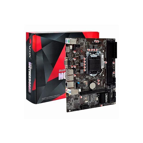 Placa Mãe Afox IH55-MA6 Micro ATX LGA 1156 com Chipset H55 e Suporte DDR3