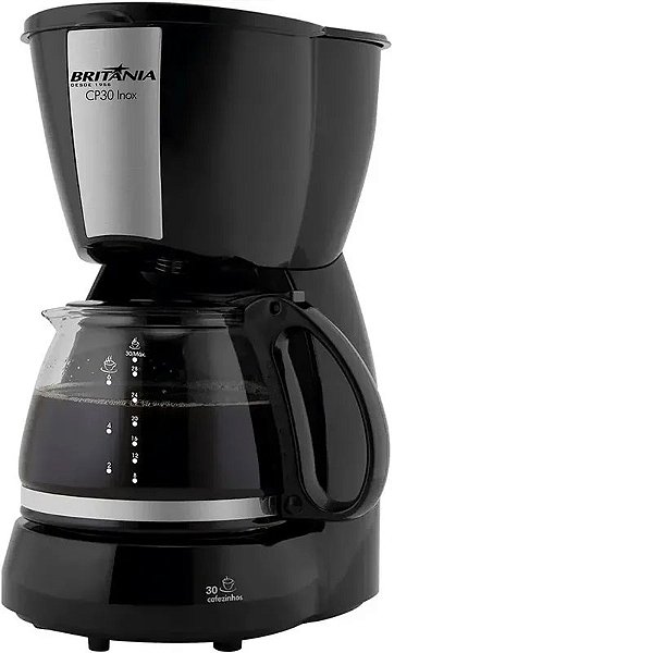 Cafeteira Elétrica Britânia Cp30 Inox 30 Xícaras 110V - Desempenho E Estilo