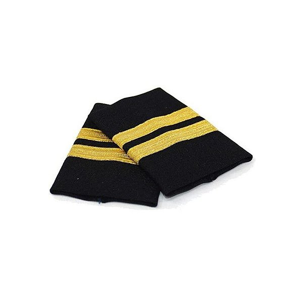 Uniforme de Piloto - Epaulets Aero Phoenix 2 Bar Gold - Modelo Profissional