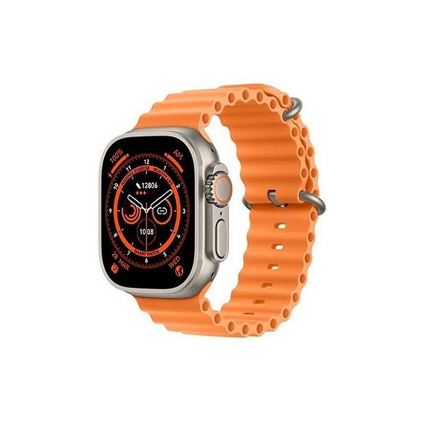 Relógio Inteligente Luo S8 Pro 49Mm Laranja