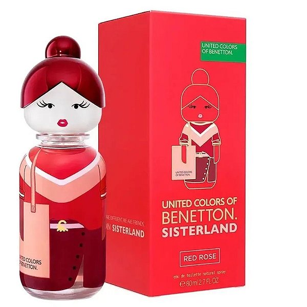 Perfume Benetton United Colors Sisterland Red Rose 80Ml - Eau De Toilette Feminino