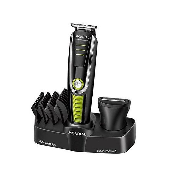 Máquina De Cortar Cabelo Mondial Bg-04 Bivolt Supergroom Profissional