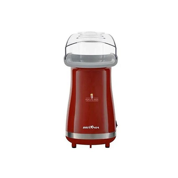 Pipoqueira Britânia BPI01VI Vermelha 110V - Máquina de Pipos e Snacks