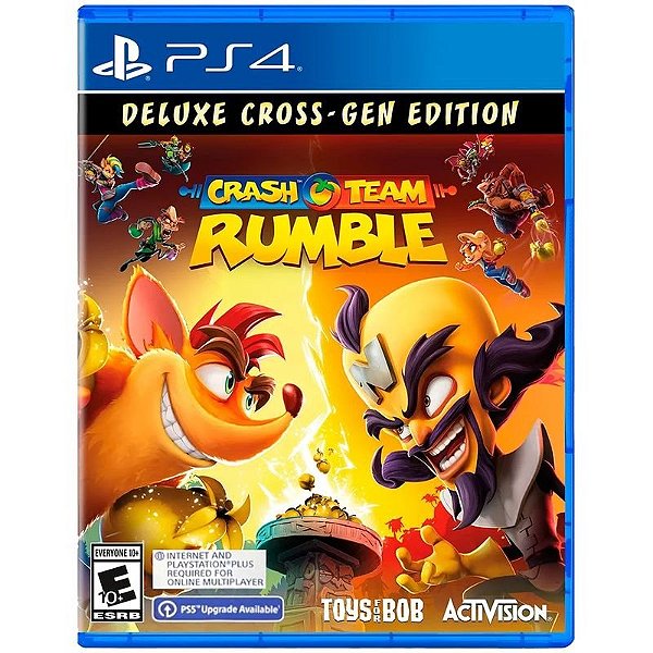 Jogo Crash Team Rumble Edição Deluxe Cross Gen - PS4