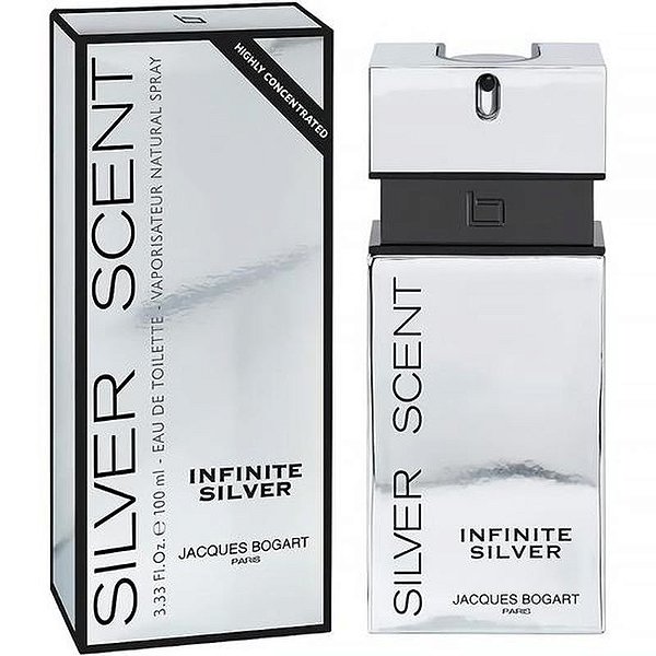 Perfume Jacques Bogart Silver Scent Infinite - Eau de Toilette Masculino 100ML
