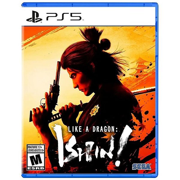 Jogo Like a Dragon: Ishin! - PlayStation 5 com Ação Avassaladora e Aventura Épica