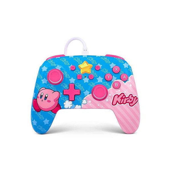 Controle PowerA Wired Enhanced para Nintendo Switch - Kirby Edition