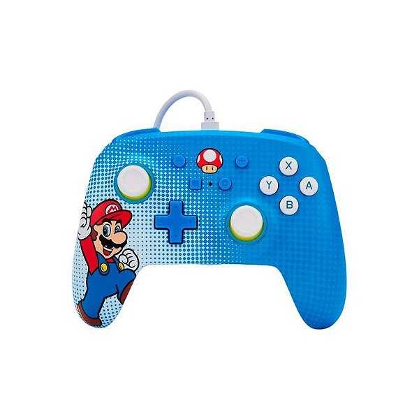 Controle Powera Pro Wired Mario Pop Art para Nintendo Switch - Modelo PWA-A-02733