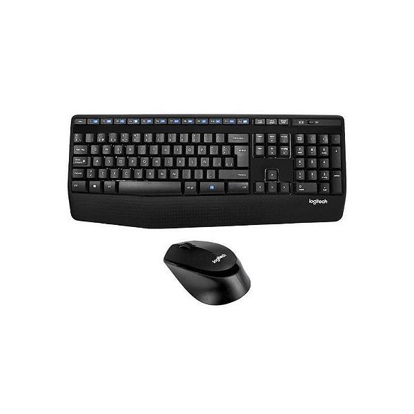 Combo Teclado e Mouse Logitech MK345 Wireless, Conforto e Praticidade para seu Computador