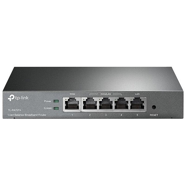 Roteador Tp Link TL-R470T 10/100Mbps Balanceador de Carga para Internet Banda Larga