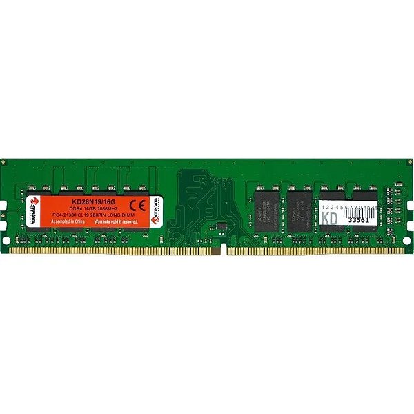 Memória Ram 16Gb Ddr4 2666Mhz Keepdata Kd26N19/16G