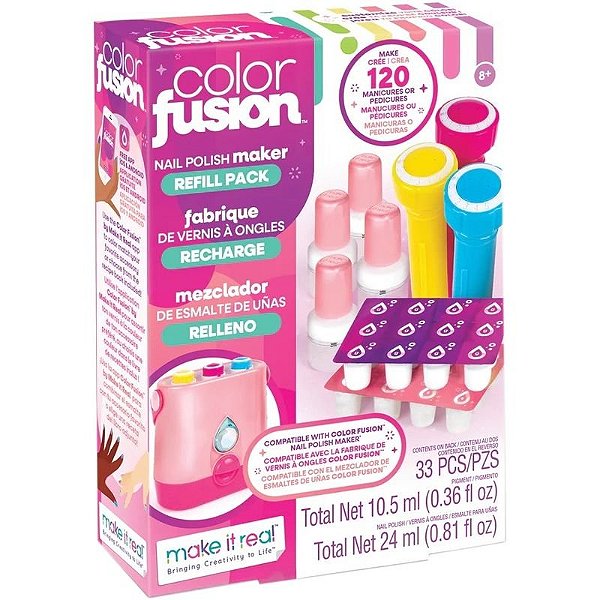 Esmalte De Unha Color Fusion Recarga Make It Real - 2563 (33 Peças)