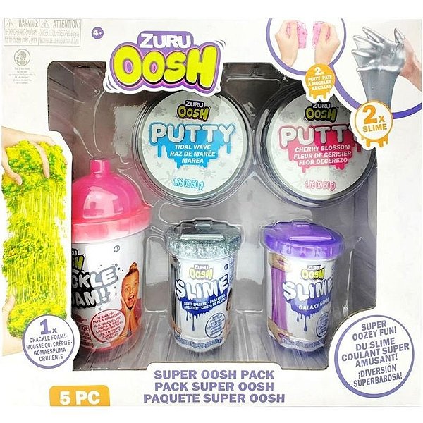 Pacote Super Oosh Zuru - 5 Peças Incríveis para Diversão Garantida