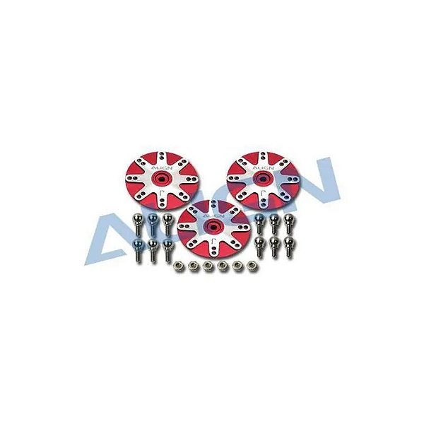 Conjunto de Chifre de Servo Metálico Modelismo D6Cj Jr HSP61008