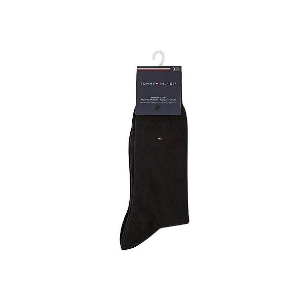 Meias Tommy Hilfiger Unissex Etv176 000 Os Preto