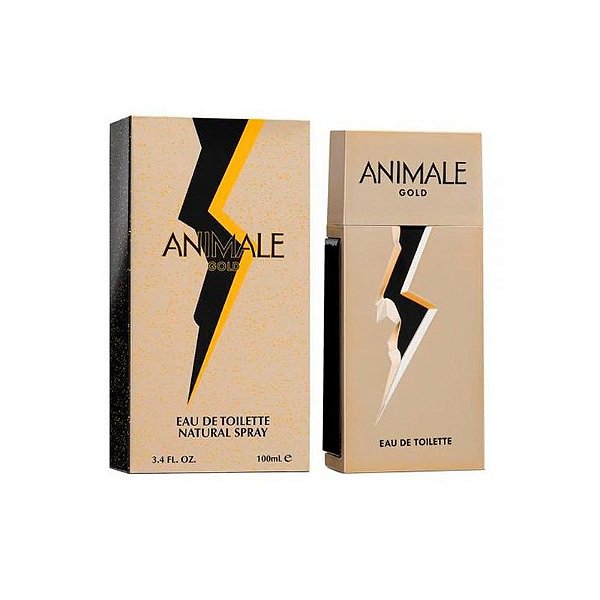 Perfume Animale Gold Eau De Toilette Masculino 100Ml - Fragrância Sofisticada E Duradoura.