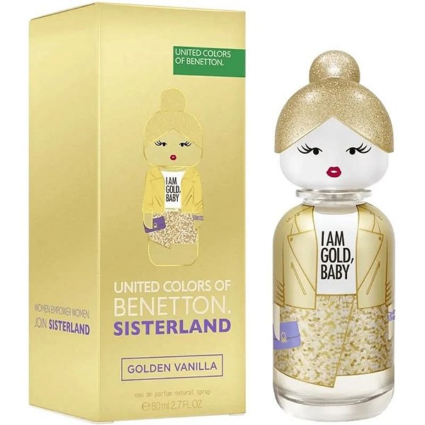 Perfume Benetton Sisterland Baunilha Dourada EDP 80mL - Feminino