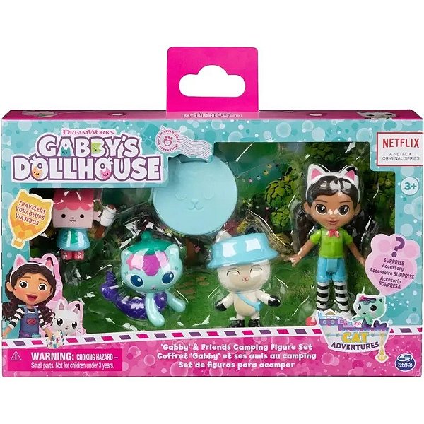 Casa De Bonecas Gabby - Conjunto Gabby E Amigos Spin Master - 6067225