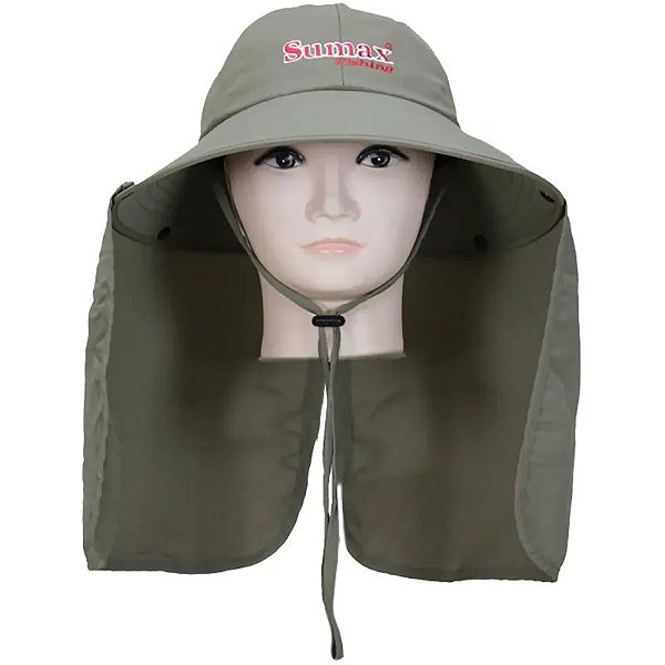Chapéu Verde Sumax com Proteção UV SB-1307V para Uso Externo