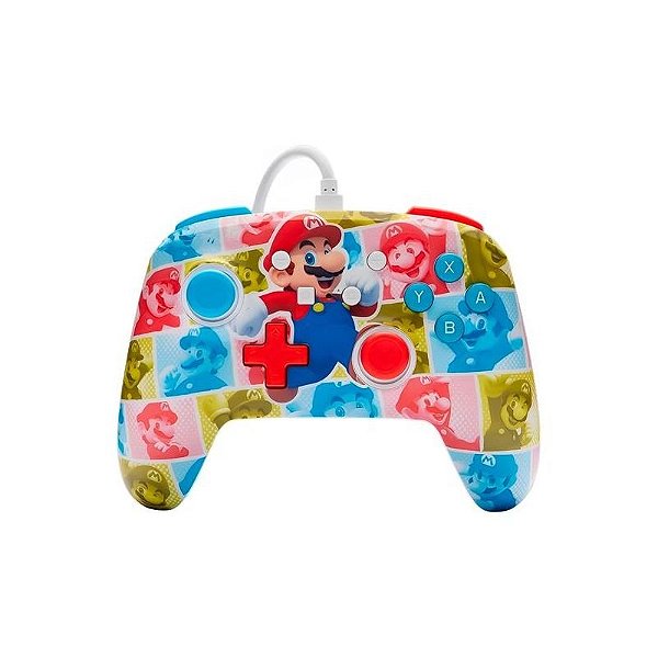 Controle Wired Powera Mario Hero para Nintendo Switch - PWA-A-09011