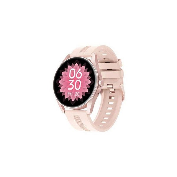 Relógio G-Tide R3 Rosa Bluetooth à Prova D'Água